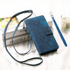 Deus Magnetic Leather Wallet Galaxy Case With Straps