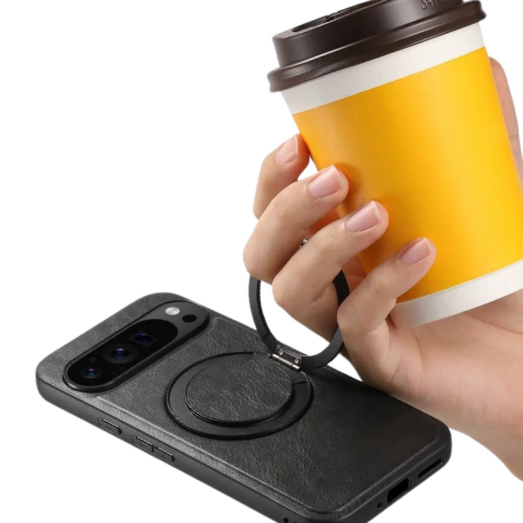 Callidus Leather Case With Built-in Kickstand For Google Pixel