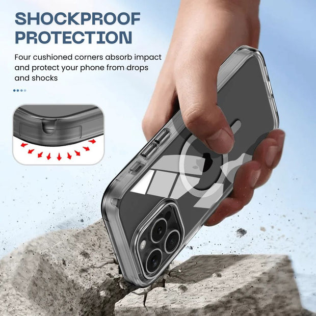 Advoco Shockproof MagSafe iPhone Case With Screen Protector - Astra Cases