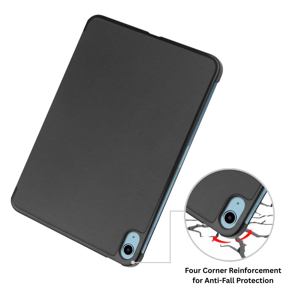 Meus Tri-Fold Shockproof Leather iPad Case- Astra Cases