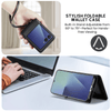 Pollen RFID Blocking Wallet Leather Case For Galaxy Z Flip 7 - Astra Cases
