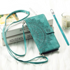 Educo Magnetic Leather Wallet Case With Straps For Galaxy S Series