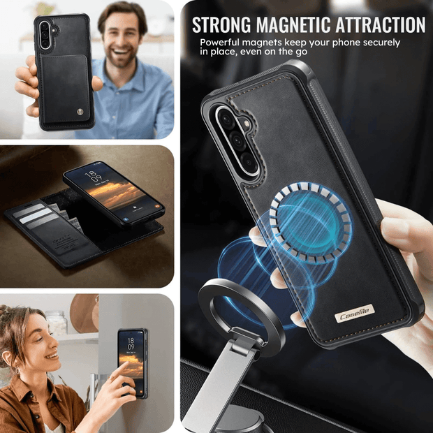 Quin Leather Flip Wallet Galaxy Case - Astra Cases