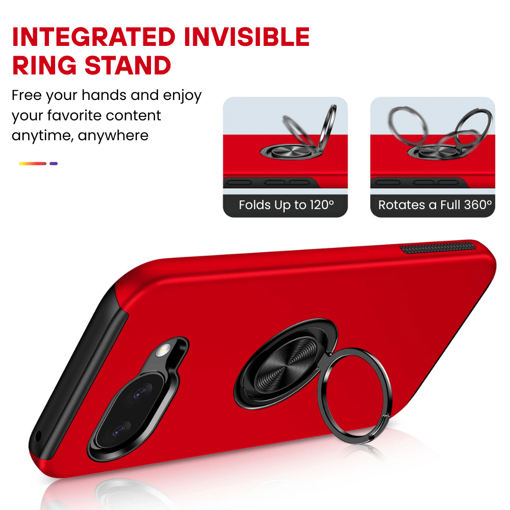 Palea Shockproof Case For Google Pixel With Ring Holder - Astra Cases
