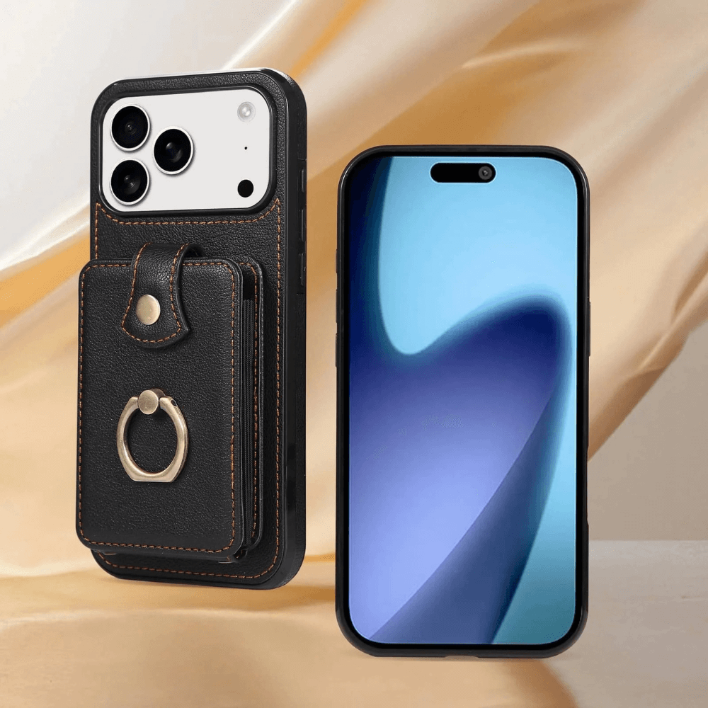 Sanus RFID Blocking Leather Wallet iPhone Case - Astra Cases