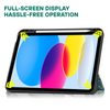 Lumen Tri-Fold Shockproof Leather iPad Case With Pencil Holder
