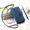 Erro Magnetic Leather Wallet Case With Straps For Galaxy A Series