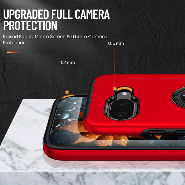 Palea Shockproof Case For Google Pixel With Ring Holder - Astra Cases
