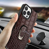 Adepto Leather iPhone Case With Ring - Astra Cases