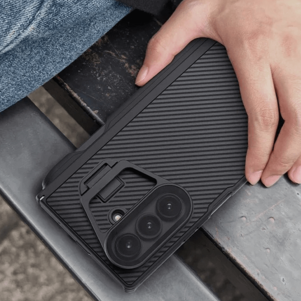 Parvus Shockproof Matte Case For Galaxy Z Fold 7 With S-Pen Holder - Astra Cases