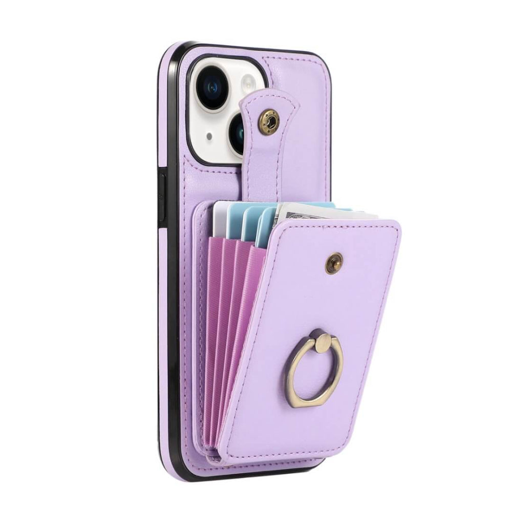Sanus RFID Blocking Leather Wallet iPhone Case - Astra Cases