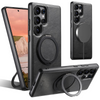 Caries Leather Galaxy Case With Built-in Kickstand