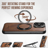 Capio Leather iPhone Case With Built-in Kickstand