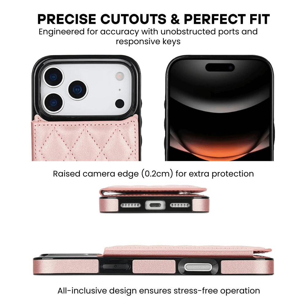 Tempero Leather Flip Wallet iPhone Case - Astra Cases