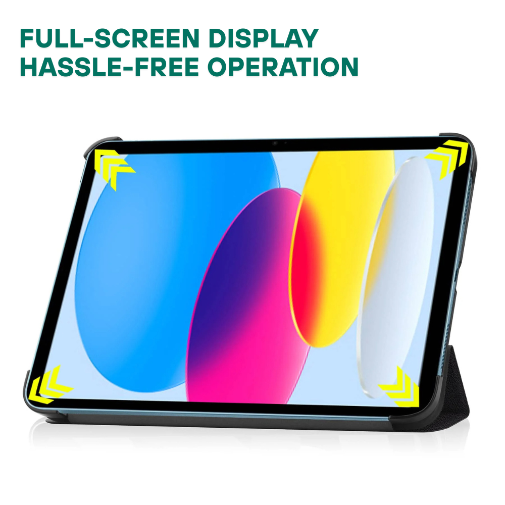 Lugeo Tri-Fold Shockproof Leather iPad Case- Astra Cases