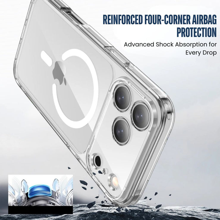 Cavus Clear Shockproof MagSafe iPhone Case - Astra Cases