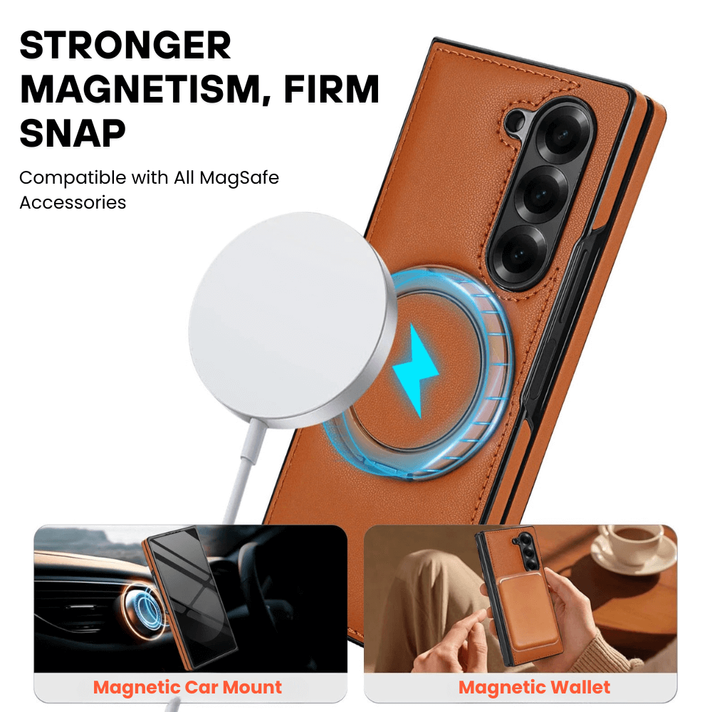 Reddo MagSafe Leather Case for Galaxy Z Fold -Astra Cases