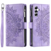 Erro Magnetic Leather Wallet Case With Straps For Galaxy A Series