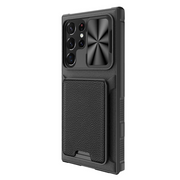 Fax Shockproof Wallet Case With Camera Cover For Galaxy S23 Series