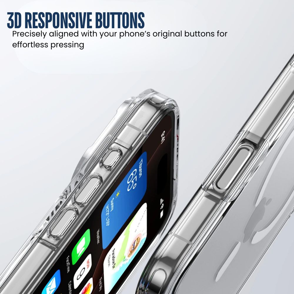 Cavus Clear Shockproof MagSafe iPhone Case - Astra Cases