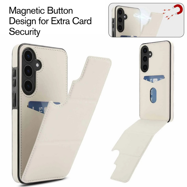 Filia Magnetic Flip Leather Case For Galaxy S Series