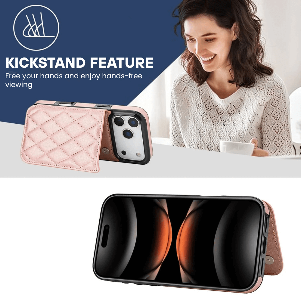 Tempero Leather Flip Wallet iPhone Case - Astra Cases