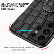 Acidus Leather Galaxy Case With Ring - Astra Cases