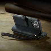 Saevio Magnetic Leather iPhone Case - Astra Cases