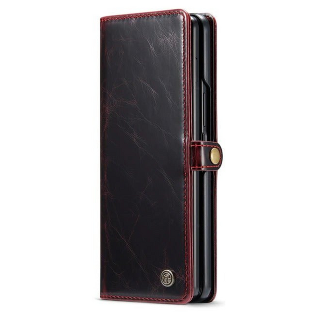 Divina Magnetic Leather Wallet Case for Galaxy Z Fold 3