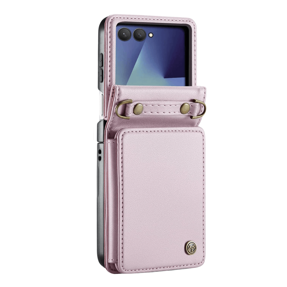 Pollen RFID Blocking Wallet Leather Case For Galaxy Z Flip 7 - Astra Cases