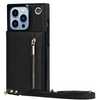 Nitida Crossbody Leather Case With Stand For iPhone 15 Series