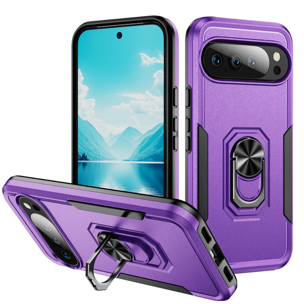 Odio Shockproof Case For Google Pixel With Ring Holder - Astra Cases