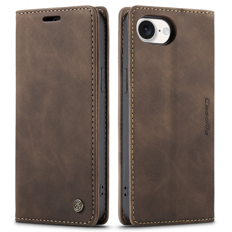 London Leather Wallet iPhone Case For iPhone 13-16 Series