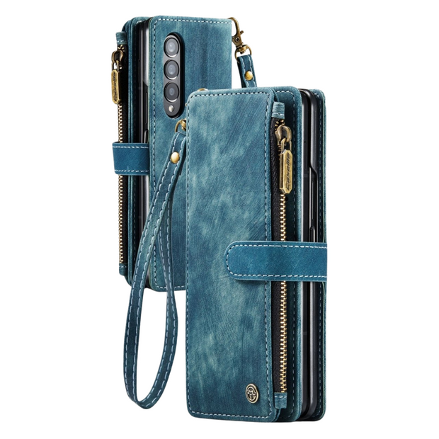Cernere Magnetic Leather Wallet Case for Samsung Galaxy Z Fold 3 & 4