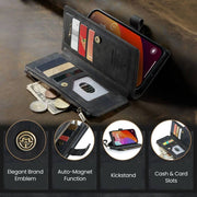 Saevio Magnetic Leather iPhone Case - Astra Cases
