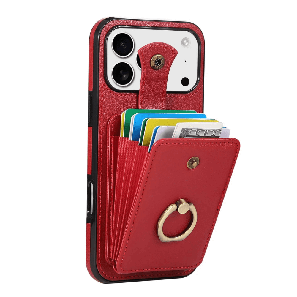 Sanus RFID Blocking Leather Wallet iPhone Case - Astra Cases