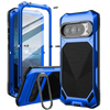 Gens Heavy-Duty Google Pixel Case with Built-in Tempered Glass & Camera Kickstand