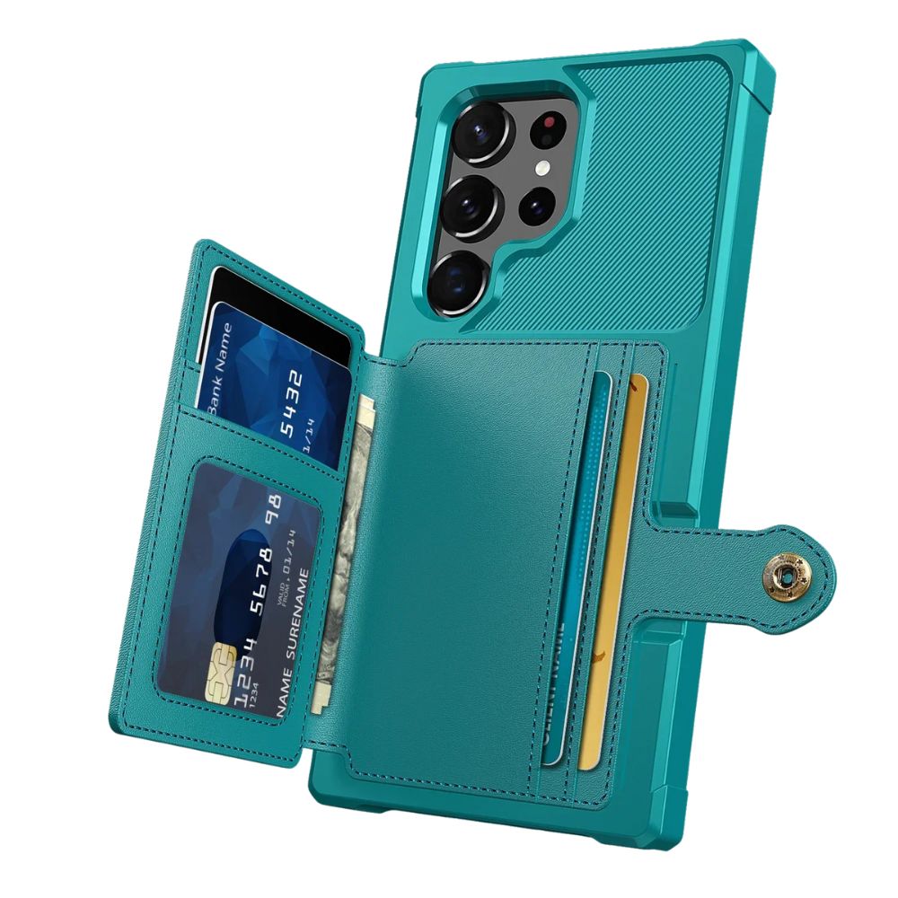 Echo Luxury Leather Wallet Case For Galaxy S Series - Astra Cases
