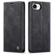 London Leather Wallet iPhone Case For iPhone 13-16 Series