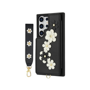 Verus Floral Design Detachable Wallet Galaxy Case