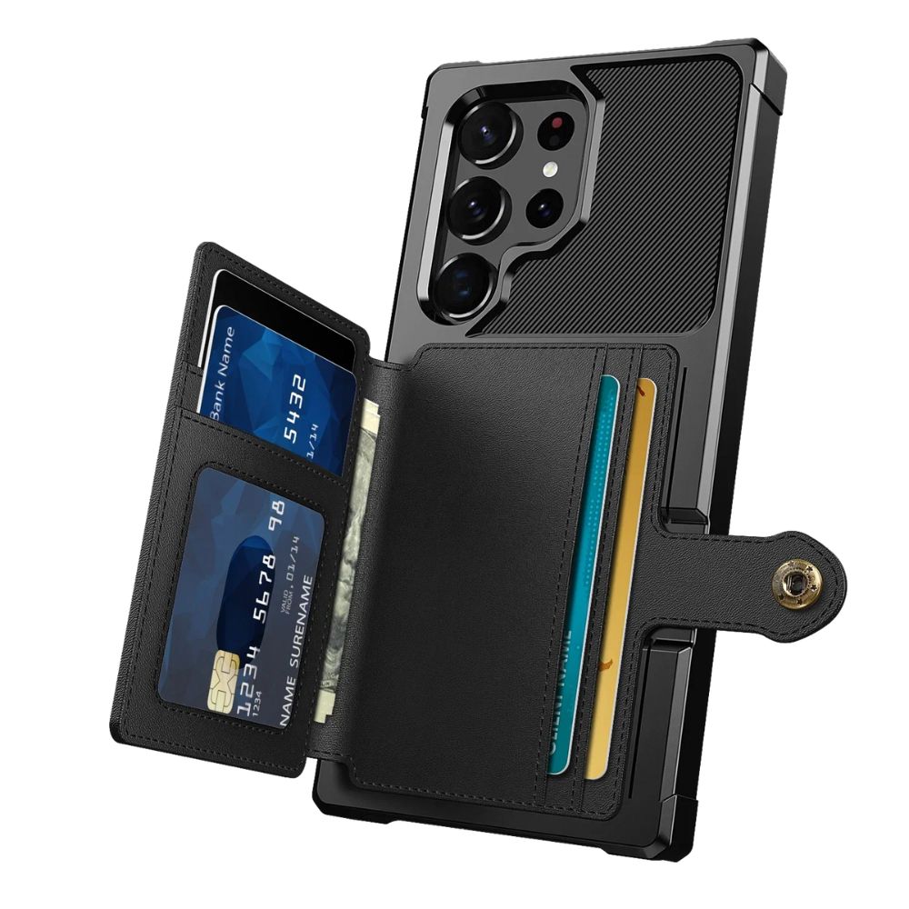 Echo Luxury Leather Wallet Case For Galaxy S Series - Astra Cases