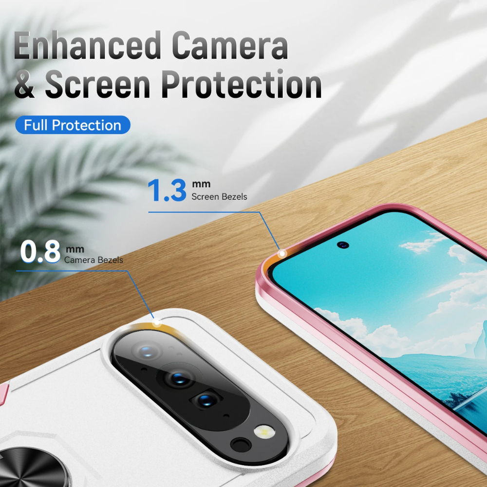 Odio Shockproof Case For Google Pixel With Ring Holder - Astra Cases