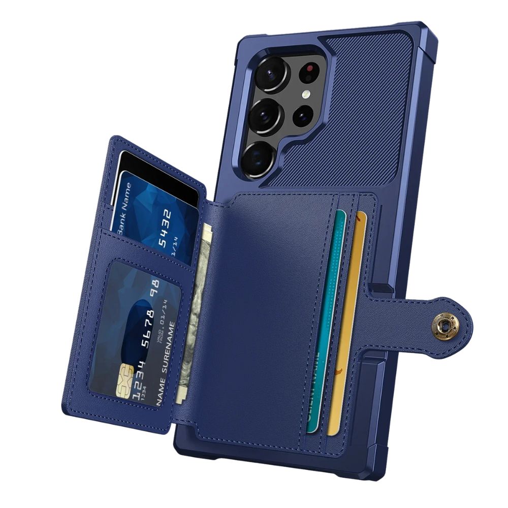 Echo Luxury Leather Wallet Case For Galaxy S Series - Astra Cases