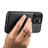 Frons Carbon Fiber Shockproof iPhone Case With Kickstand