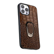 Adepto Leather iPhone Case With Ring - Astra Cases