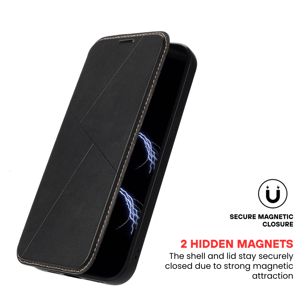 Refero Leather Wallet iPhone Case - Astra Cases