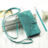 Deus Magnetic Leather Wallet Galaxy Case With Straps