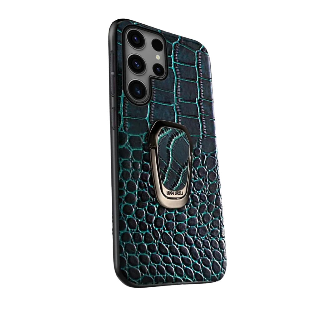 Acidus Leather Galaxy Case With Ring - Astra Cases