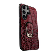 Acidus Leather Galaxy Case With Ring - Astra Cases