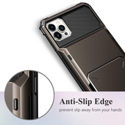 Orbit Shockproof iPhone Wallet Case For 14-16 Series